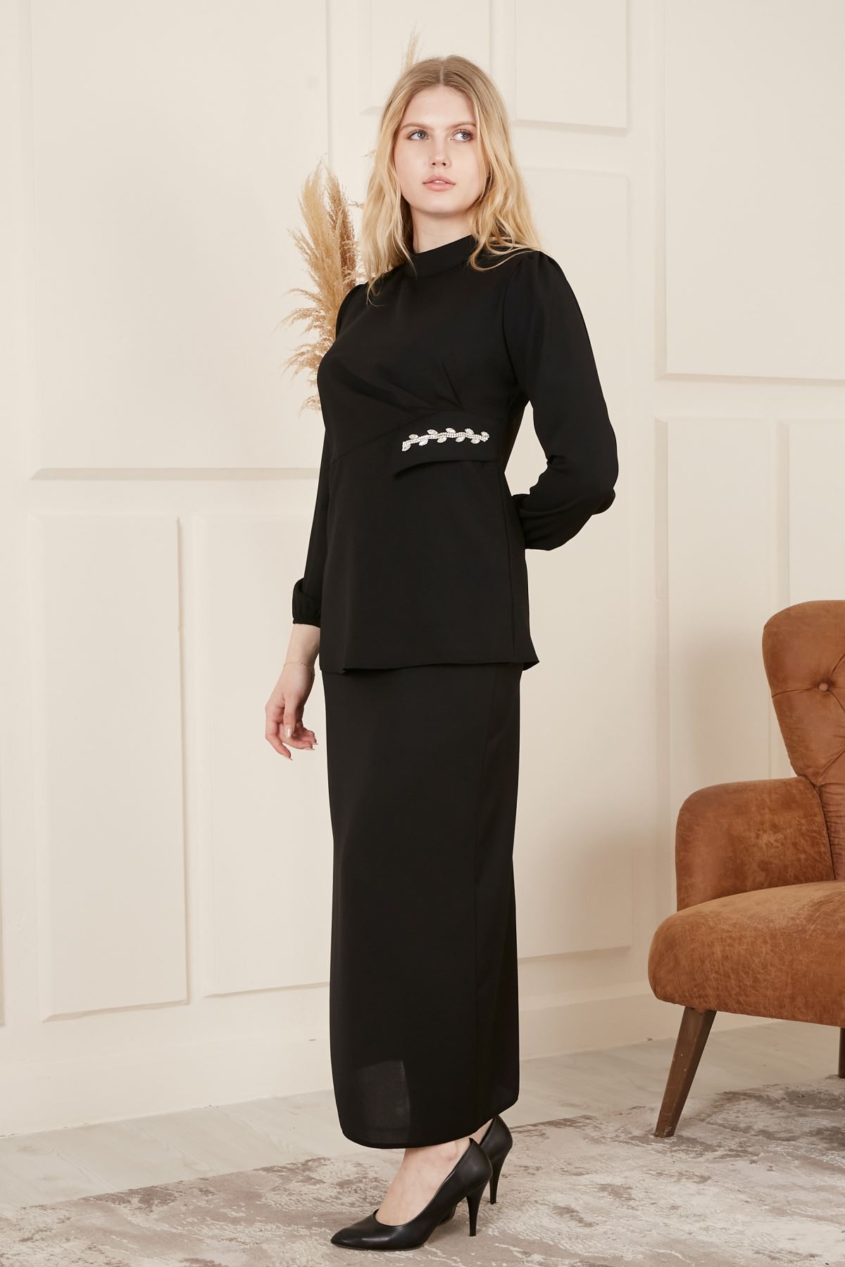 Yanı  Taşlı Kadın İkili Takım