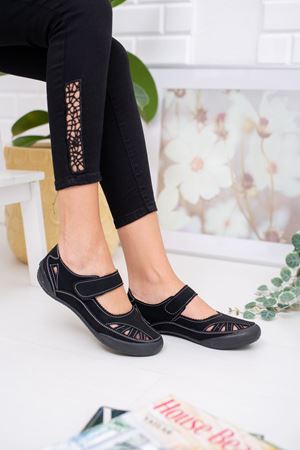 Ortapedik Ped Siyah Kadın Ayakkabı