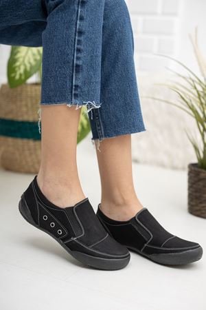 Ortapedik Ped Kadın Siyah Ayakkabı