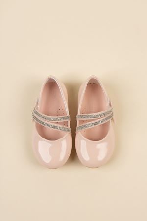 Çatal Baretli Pudra Bebe Ayakkabı