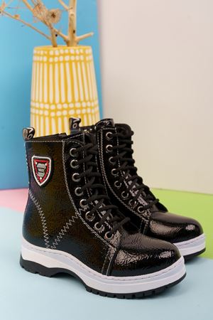 Termo Taban Siyah Rugan Çocuk Bot