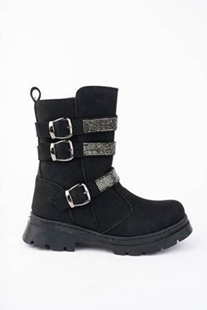 Önü Taşlı Siyah Kız Çocuk Bot