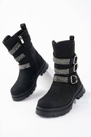 Önü Taşlı Siyah Kız Çocuk Bot