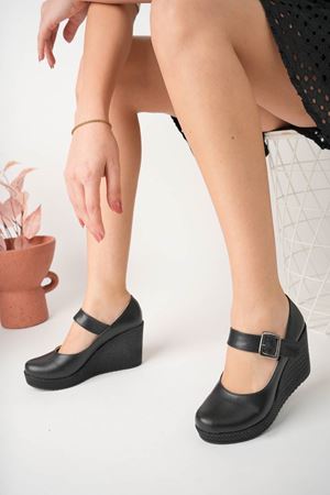 Dolgu Taban Tek Bant Siyah Cilt