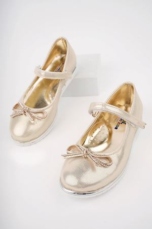 Termo Taban Bıyık Fiyonk Altın Star Kız Çocuk Ayakkabı