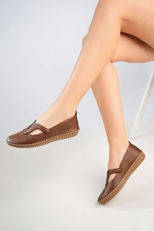 Ortapedik Pedli Pencereli Kadın Ayakkabı