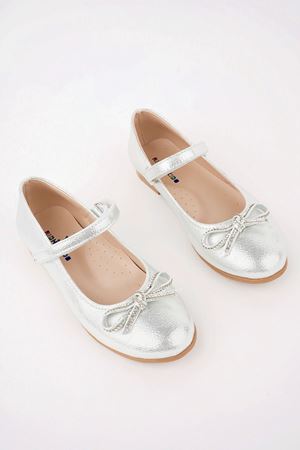 Bıyık Fiyonk Gümüş Star Kız Çocuk Ayakkabı