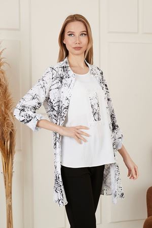 Desenli İkili Kadın Takım