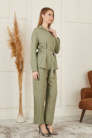 Beli Kuşaklı İkili Kadın Takım