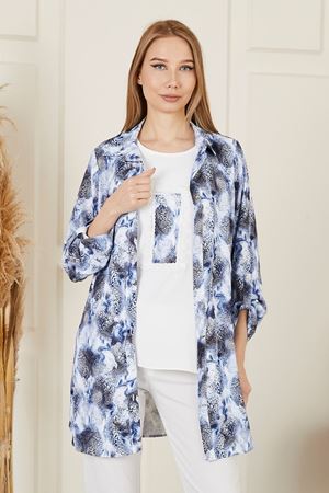 Desenli İkili Kadın Takım