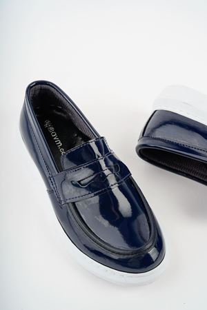 Lacivert Rugan Erkek Çocuk Ayakkabı