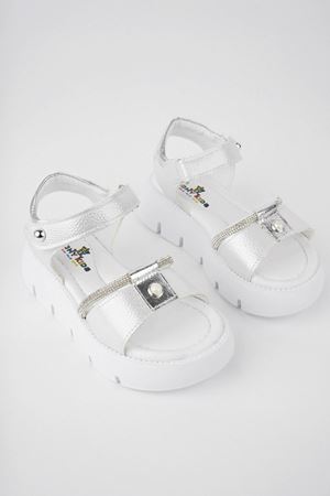 İncili Sedef Kız Çocuk Sandalet