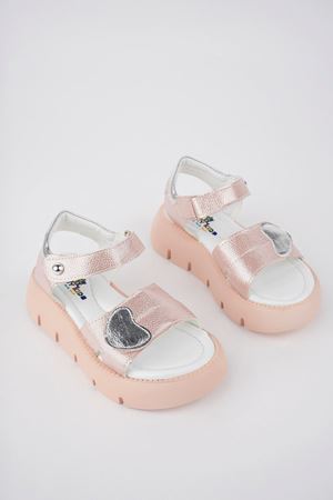Kalpli Pudra Kız Çocuk Sandalet