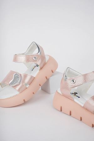 Kalpli Pudra Kız Çocuk Sandalet