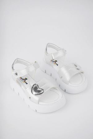 Kalpli Sedef Kız Çocuk Sandalet