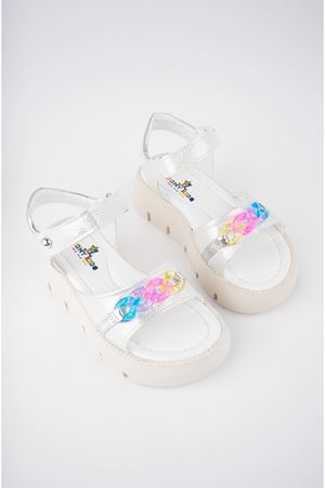 Renkli Tokalı Sedef Kız Çocuk Sandalet