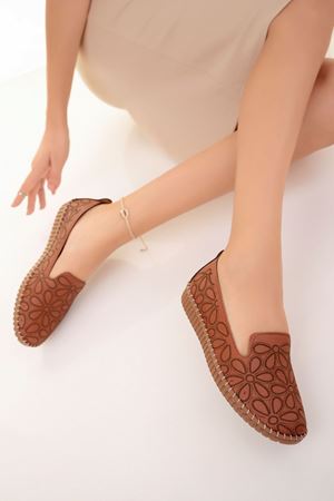 Ortopedik Ped Taba Kadın Ayakkabı