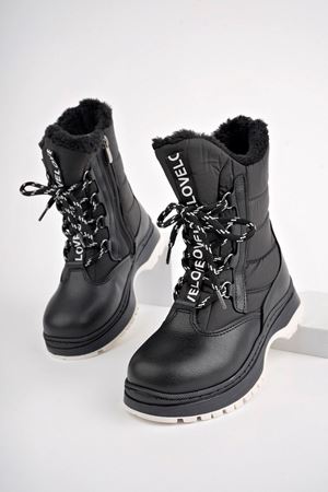 Paraşüt Model Siyah Cilt Kar Botu