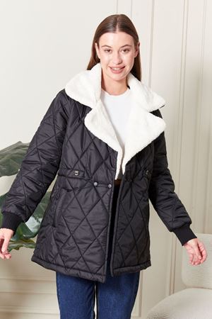 İçi Kürklü Kadın Kaban