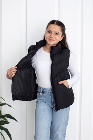 Unisex Siyah Çocuk Yelek
