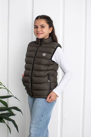 Unisex Haki Çocuk Yelek