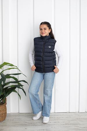 Unisex Lacivert Çocuk Yelek