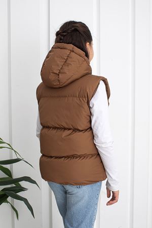 Unisex Taba Çocuk Yelek