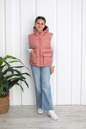 Unisex Pudra Çocuk Yelek