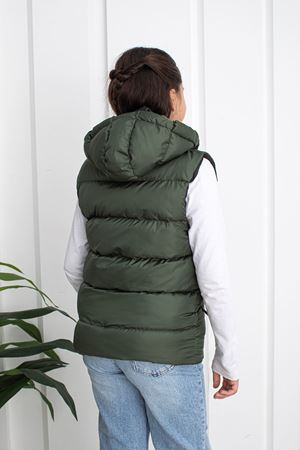 Unisex Haki Çocuk Yelek