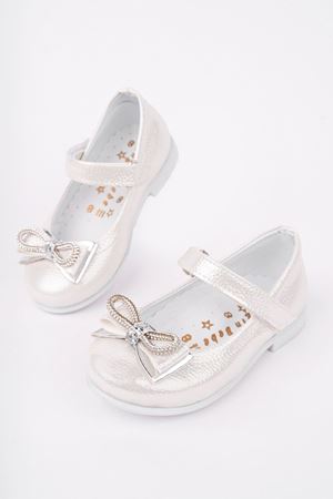 Sedef Parlak Kız Bebe Ayakkabı