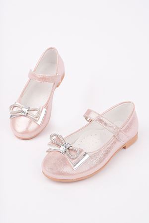 Pudra Parlak Kız Çocuk Ayakkabı