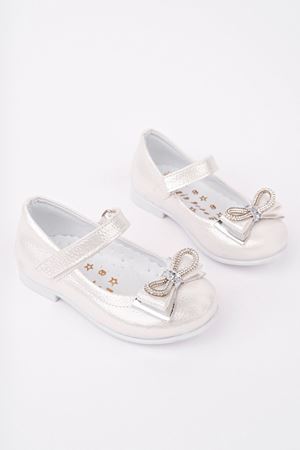 Sedef Parlak Kız Bebe Ayakkabı