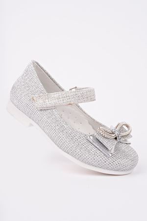 Gümüş Çupra Kız Bebe Ayakkabı