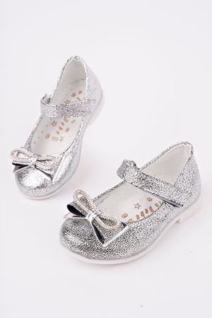 Platin Çatlak Kız Bebe Ayakkabı